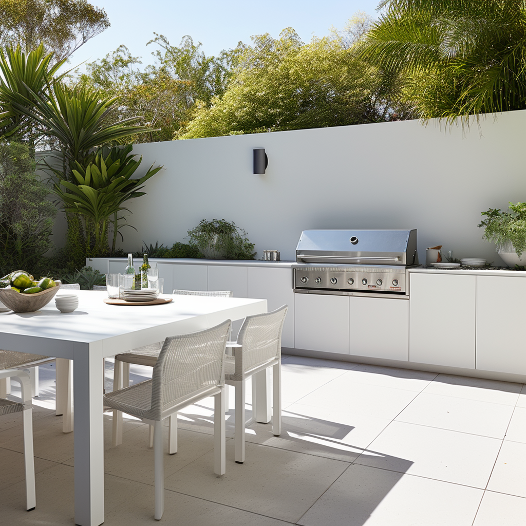 Image of Poly outdoor kitchen